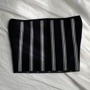 ARITZIA BABATON SCULPT KNIT CROP TUBE TOP